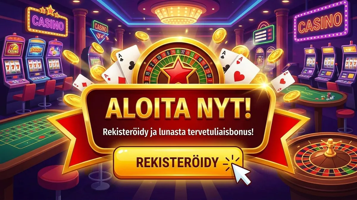 Rekisteröidy bonuksella